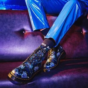 1460 Pascal Mystic Garden Floral Lace up boots